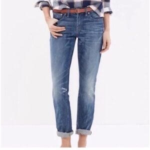 Madewell Slim Boy Jean‎ Paint Splatter Denim Size 29 Slim Relaxed Fit Laid Back